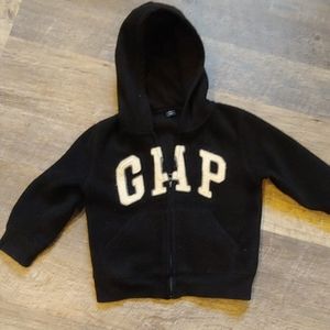 Gap black fleece jacket